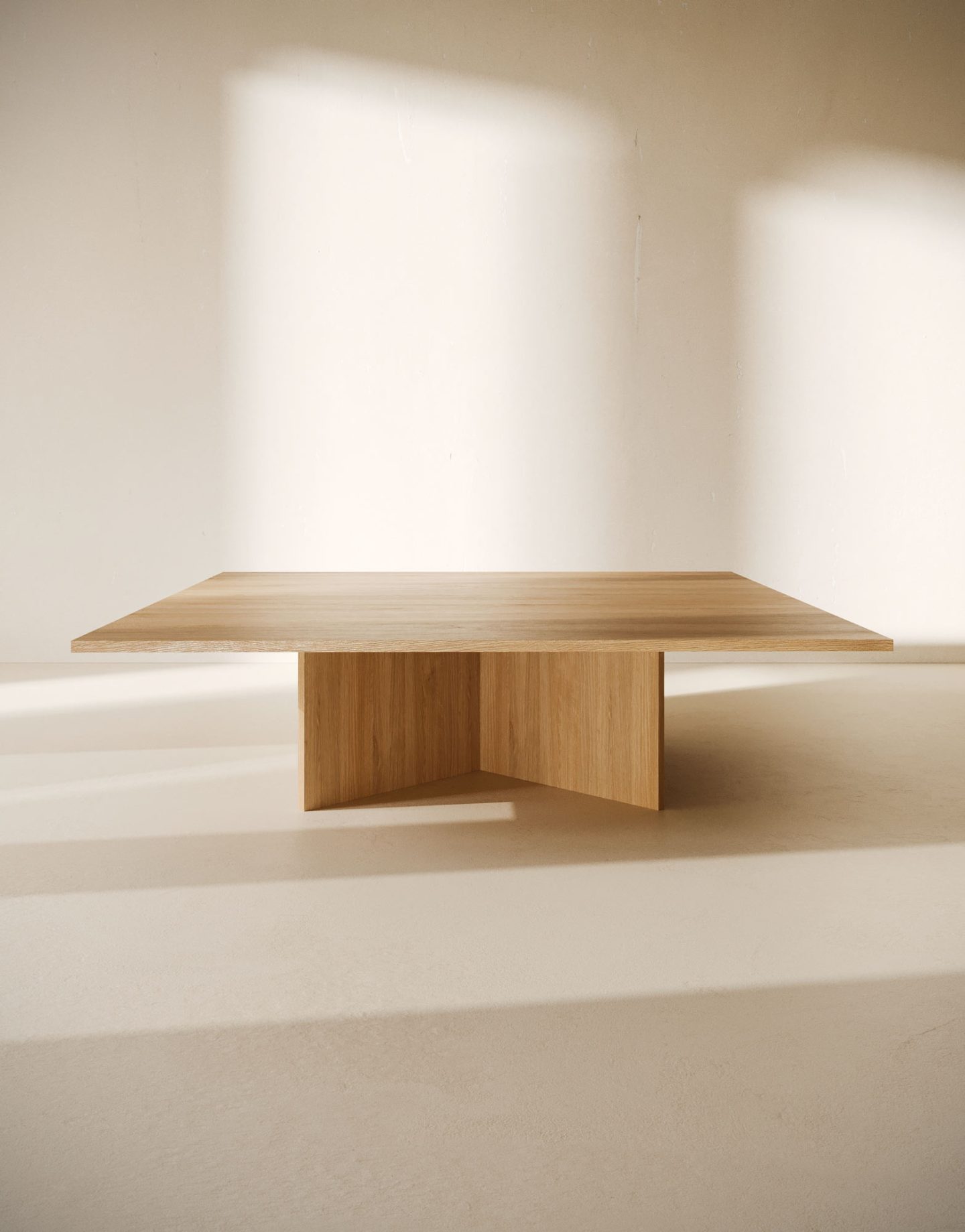 Mesa de centro de roble minimalista Quadro